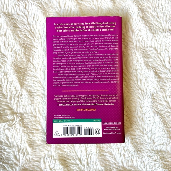 Cozy Mystery Novel Book - Six Sweets Under Paperback - Picture 2 of 3